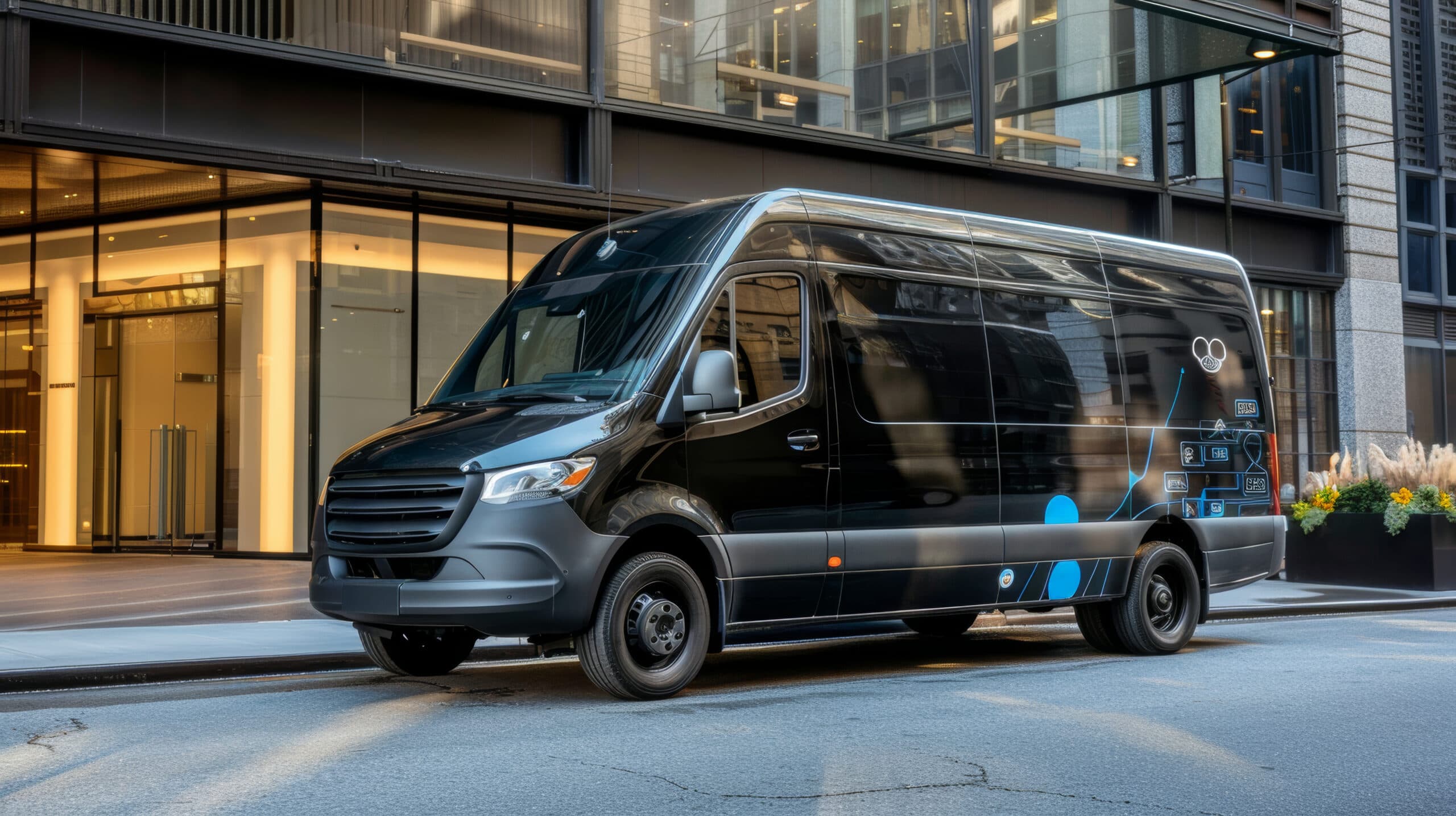 Camion de la société AJY Maçonnerie